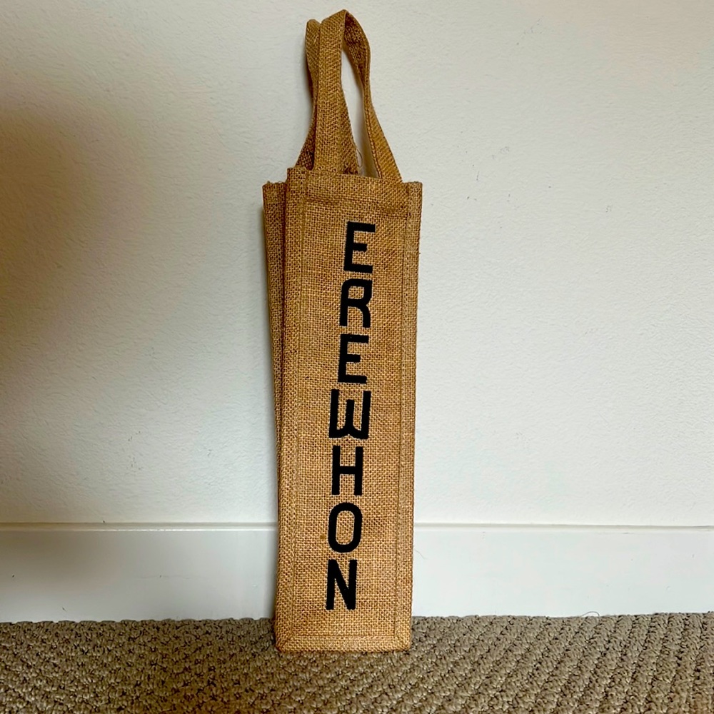 Erewhon Jute Wine Bag